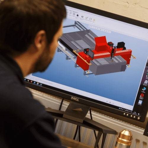 Esprit Automation CNC plasma cutter software development team