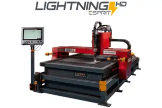 Esprit Lightning HD high definition CNC plasma cutting machine